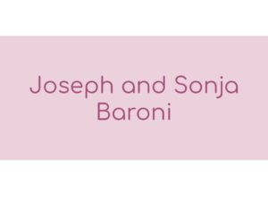 Joseph and Sonja Baroni